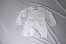 Load image into Gallery viewer, Long Sleeve Shorts White Every Day Romper