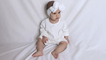 Load image into Gallery viewer, Long Sleeve Shorts White Every Day Romper